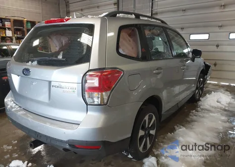 2017 Subaru Forester 2.5I z USA, uszkodzony, nr VIN JF2SJABC4HH549976